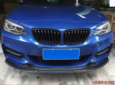 VR Aero Carbon Fiber Front Lip BMW 2 Series F22 | F23 M Sport | M235i | M240i 2-Door  2014-2019 - VR-F22-600