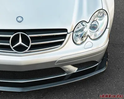 VR Aero Carbon Fiber Front Lip Spoiler Mercedes CLK63 AMG Black Series 2008 - VR-CLK63-600