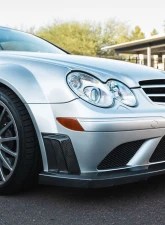 VR Aero Carbon Fiber Front Lip Spoiler Mercedes CLK63 AMG Black Series 2008                                     - VR-CLK63-600 - Image 9