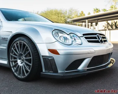 VR Aero Carbon Fiber Front Lip Spoiler Mercedes CLK63 AMG Black Series 2008 - VR-CLK63-600