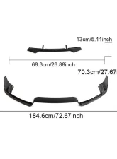 VR Aero Carbon Fiber Front Lip Spoiler Porsche 992 Carrera                                     - VR-992C2-600 - Image 20