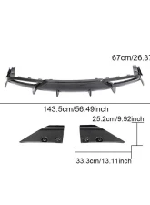 VR Aero Carbon Fiber 3pc Rear Diifuser Tesla Model 3                                     - VR-TSLA3-624 - Image 20