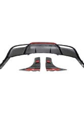 VR Aero Carbon Fiber 3pc Rear Diifuser Tesla Model 3                                     - VR-TSLA3-624 - Image 7
