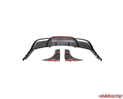 VR Aero Carbon Fiber 3pc Rear Diifuser Tesla Model 3 - VR-TSLA3-624