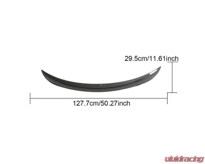 VR Aero Carbon Fiber Rear Trunk Spoiler Tesla Model 3 - VR-TSLA3-623