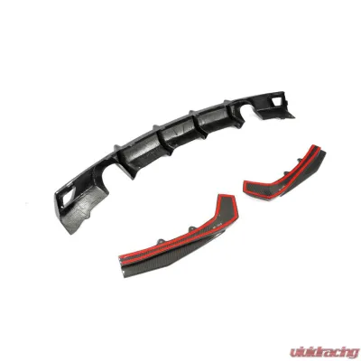VR Aero Carbon Fiber Rear Diffuser BMW 320i | 328i | 335i| 340i M-Sport F30/F35 2012-2018 - VR-HD275