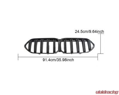 VR Aero Carbon Fiber Kidney Grill F44 Style BMW 2-Series F44 Gran Coupe 2021+ - VR-F44-635