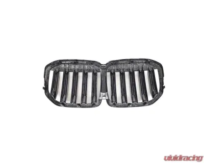 VR Aero Carbon Fiber Front Kidney Grills Twin Slat BMW X7 G07 xDrive4i - VR-G07-635