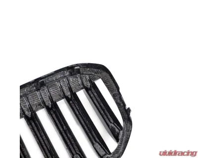 VR Aero Carbon Fiber Front Kidney Grills Twin Slat BMW X7 G07 xDrive4i - VR-G07-635