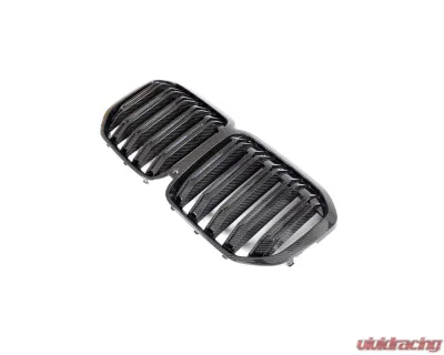 VR Aero Carbon Fiber Front Kidney Grills Twin Slat BMW X7 G07 xDrive4i - VR-G07-635