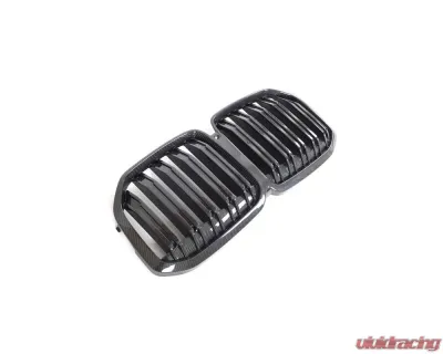 VR Aero Carbon Fiber Front Kidney Grills Twin Slat BMW X7 G07 xDrive4i - VR-G07-635