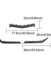 VR Aero Carbon Fiber Front Lip Spoiler Chevrolet Corvette C8 Z06                                     - VR-C8Z06-602 - Image 20