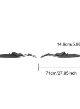 VR Aero Carbon Fiber Front Bumper Grill Inserts Chevrolet Corvette C8 Z06                                     - VR-C8Z06-628 - Image 20