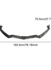 VR Aero Carbon Fiber Front Lip Spoiler Chevrolet Corvette C8 Non Z06                                     - VR-C8-601 - Image 16