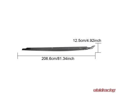 VR Aero Carbon Fiber Side Skirts V2 Audi A5 S-Line S5 Sportback Hatchback 4-Door 2020-2021 - VR-A5S5-635