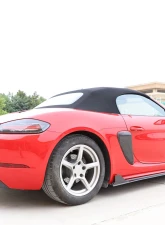 VR Aero Carbon Fiber Side Vent Scoop Trim Porsche 718 Boxster Cayman                                     - VR-718-635 - Image 3
