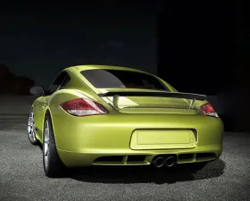 VR Aero Carbon Fiber Rear Spoiler Wing Porsche 987 Cayman 2005-2012