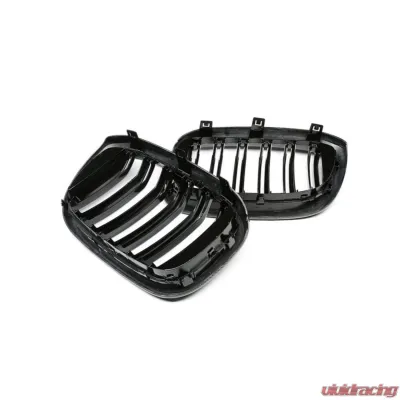VR Aero Double Line Carbon Fiber Front Grill 2PCS BMW X4 G02 - VR-KF1251