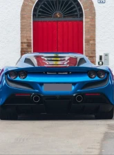 VR Aero Carbon Fiber Rear Diffuser Ferrari F8 Tributo                                     - VR-KF1511 - Image 11