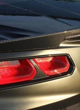 VR Aero Carbon Fiber Rear Spoiler Wing High Tail Chevrolet Corvette C7                                     - VR-KF1560 - Image 5