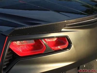 VR Aero Carbon Fiber Rear Spoiler Wing High Tail Chevrolet Corvette C7 - VR-KF1560