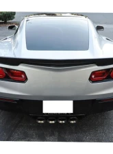 VR Aero Carbon Fiber Rear Spoiler Wing High Tail Chevrolet Corvette C7                                     - VR-KF1560 - Image 6