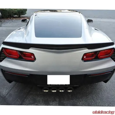 VR Aero Carbon Fiber Rear Spoiler Wing High Tail Chevrolet Corvette C7 - VR-KF1560