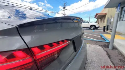 VR Aero Carbon Fiber Rear Trunk Wing Spoiler Audi A4 S4 B9 Sedan 2015-2023 - VR-KF1596