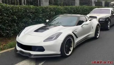 VR Aero Carbon Fiber Side Skirts Chevrolet Corvette C7 - VR-KF1598