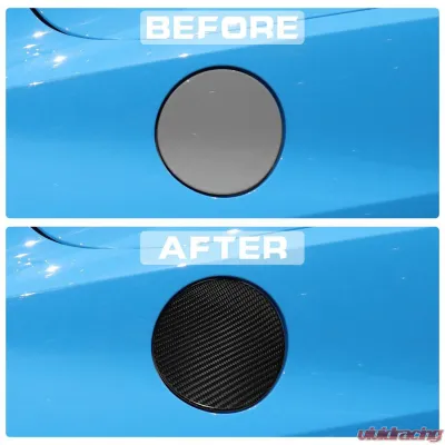 VR Aero Carbon Fiber Fuel Door Cover Chevrolet Corvette C8 - VR-KF1662