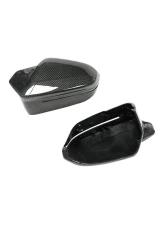 VR Aero Carbon Fiber with ABS Rearview Mirror Cover BMW 5 Series I5 G60 7 Series G70                                     - VR-KF1680 - Image 3