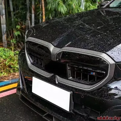 VR Aero Carbon Fiber Front Kidney Grill Insert Trim Cover BMW 5 Series G60/G68 M Sport - VR-KF1685