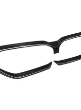 VR Aero Carbon Fiber Front Kidney Grill Insert Trim Cover BMW 5 Series G60/G68 M Sport                                     - VR-KF1685 - Image 2
