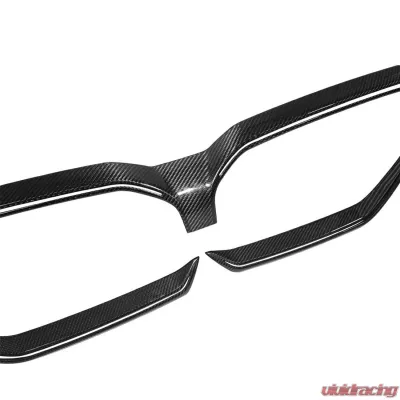 VR Aero Carbon Fiber Front Kidney Grill Insert Trim Cover BMW 5 Series G60/G68 M Sport - VR-KF1685