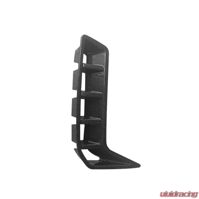 VR Aero Carbon Fiber Front Bumper Air Vent Fins Cover Trim BMW X5 2023-2025 - VR-KF1689