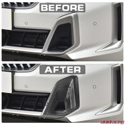 VR Aero Carbon Fiber Front Inside Air Vent Covers BMW X5 2023-2025 - VR-KF1691