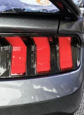 VR Aero Carbon Fiber Rear Bumper Lamp Cover Ford Mustang S650 Dark Horse                                     - VR-KF1693 - Image 4