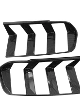 VR Aero Carbon Fiber Rear Bumper Lamp Cover Ford Mustang S650 Dark Horse                                     - VR-KF1693 - Image 3