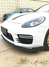 VR Aero Carbon Fiber Front Lip V2 Spoiler Porsche Panamera 970 2010-2016                                     - VR-970-602 - Image 6