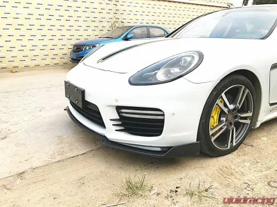 VR Aero Carbon Fiber Front Lip V2 Spoiler Porsche Panamera 970 2010-2016 - VR-970-602
