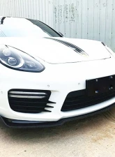 VR Aero Carbon Fiber Front Lip V2 Spoiler Porsche Panamera 970 2010-2016                                     - VR-970-602 - Image 7