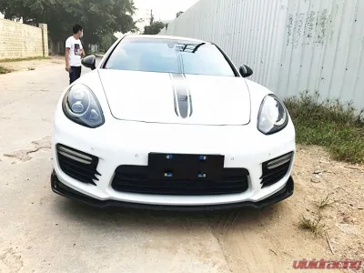VR Aero Carbon Fiber Front Lip V2 Spoiler Porsche Panamera 970 2010-2016 - VR-970-602