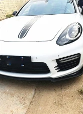 VR Aero Carbon Fiber Front Lip V2 Spoiler Porsche Panamera 970 2010-2016                                     - VR-970-602 - Image 9
