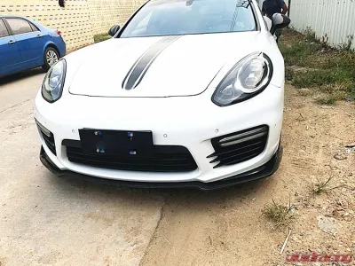 VR Aero Carbon Fiber Front Lip V2 Spoiler Porsche Panamera 970 2010-2016 - VR-970-602