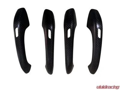 VR Aero Carbon Fiber Door Handle Cover Set Porsche Cayenne 2018-2021 - VR-9YA-640