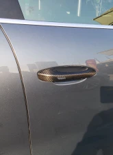 VR Aero Carbon Fiber Door Handle Cover Set Porsche Cayenne 2018-2021                                     - VR-9YA-640 - Image 2