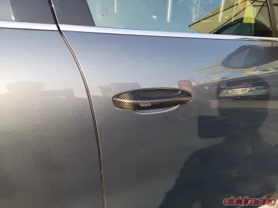 VR Aero Carbon Fiber Door Handle Cover Set Porsche Cayenne 2018-2021 - VR-9YA-640