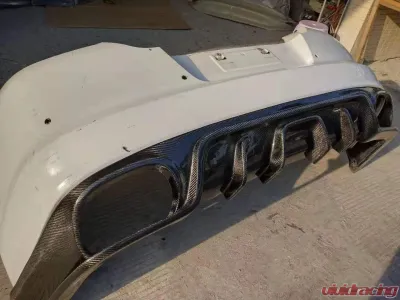 VR Aero Carbon Fiber Rear Diffuser V2 Porsche Panamera 971 2017-2022 - VR-971-612