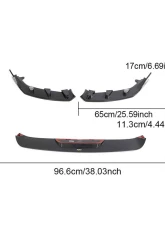 VR Aero Carbon Fiber 3pc Front Lip Spoiler BMW M2 G87                                     - VR-G87-604 - Image 20