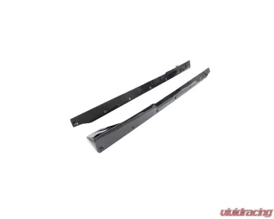 VR Aero Carbon Fiber Finned Side Skirts BMW M2 G87 - VR-G87-632
